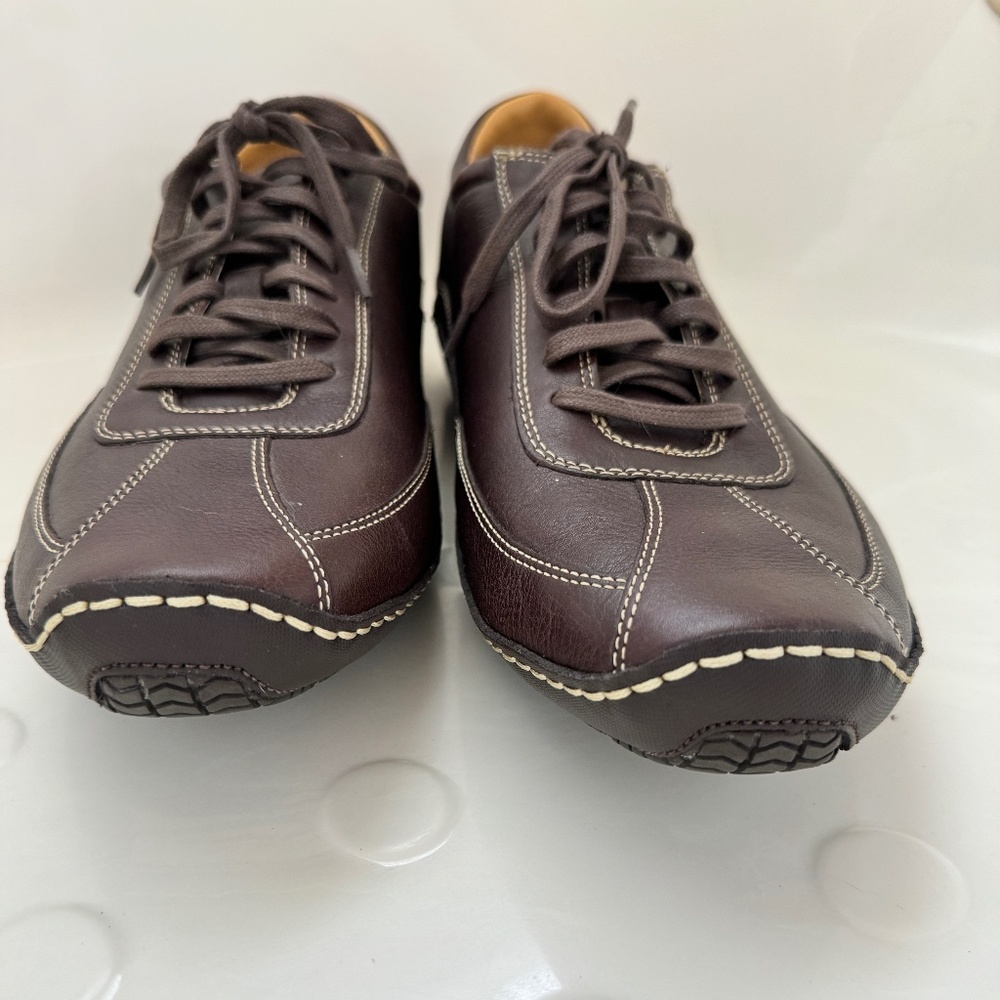 Cole Haan Leather Casual Driving Shoe, Chocolate